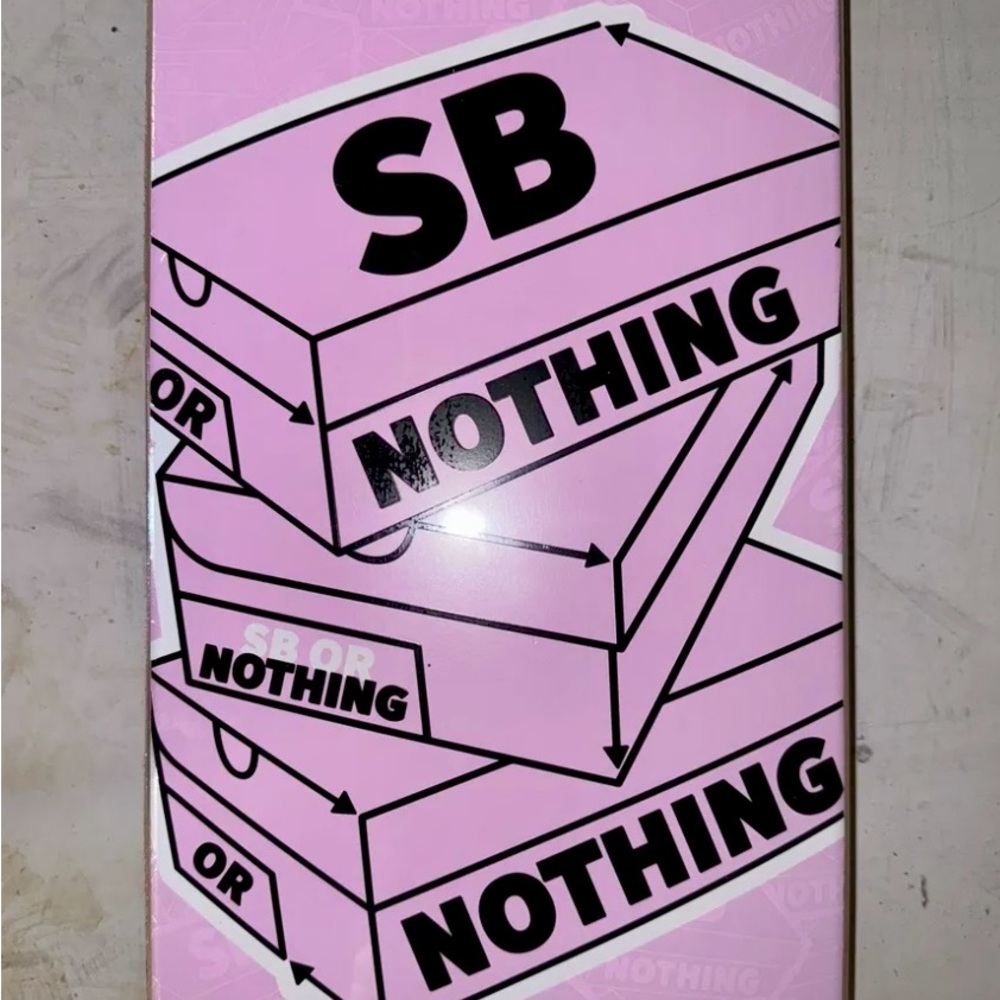 Nike SB or Nothing Embossed Limited Edition Skateboard Dunk shoe collectible